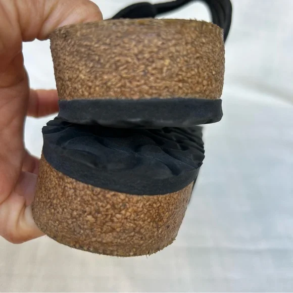 Birkenstock Black Cutout Sandals - Picture 8 of 8